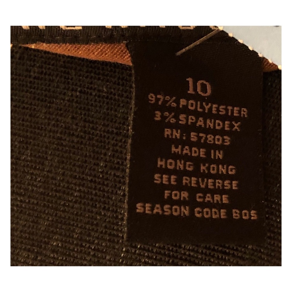 Brown Button Down Vintage NORTON PETITE MCNAUGHTON - Picture 7 of 8